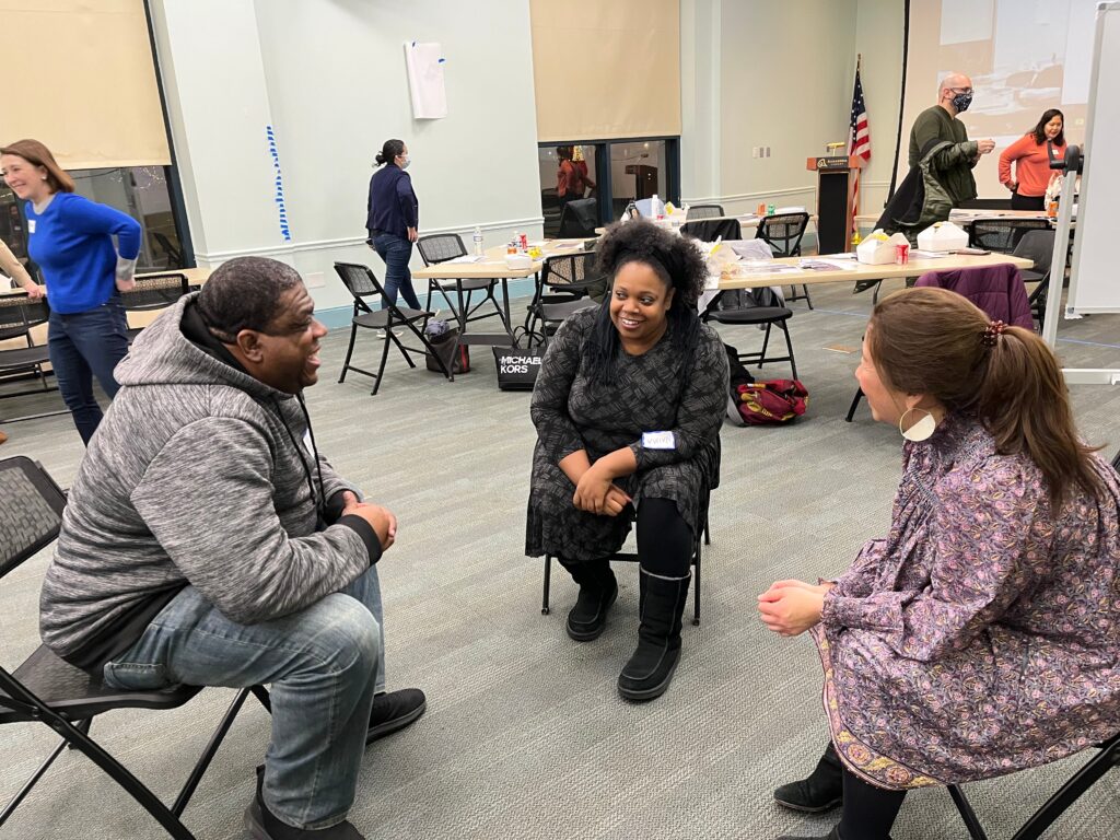 A strategy planning meeting at ACT for Alexandria.