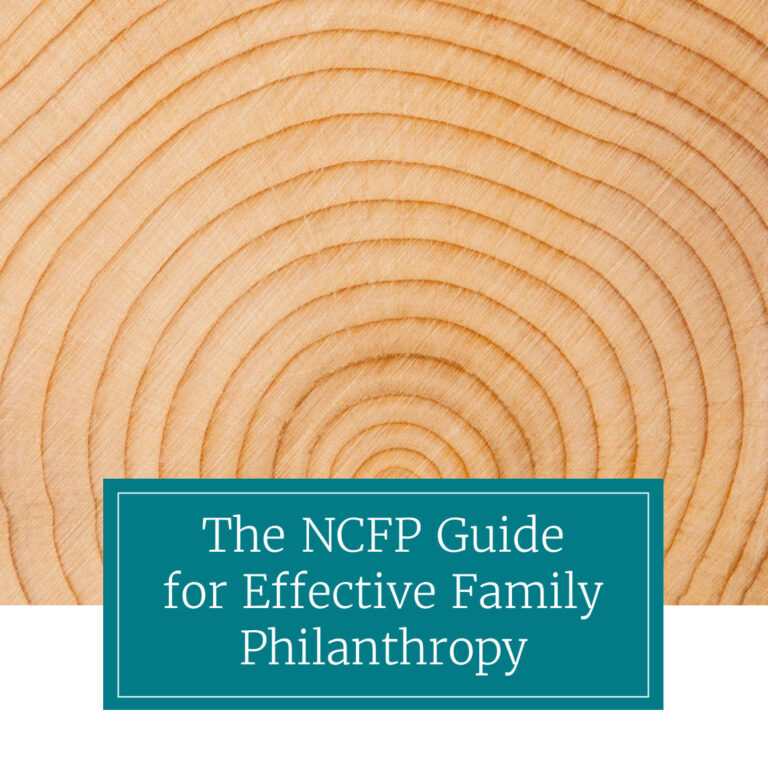 The NCFP Guide for Effective Family Philanthropy
