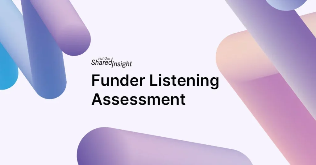 Funder Listening Assessment Tool