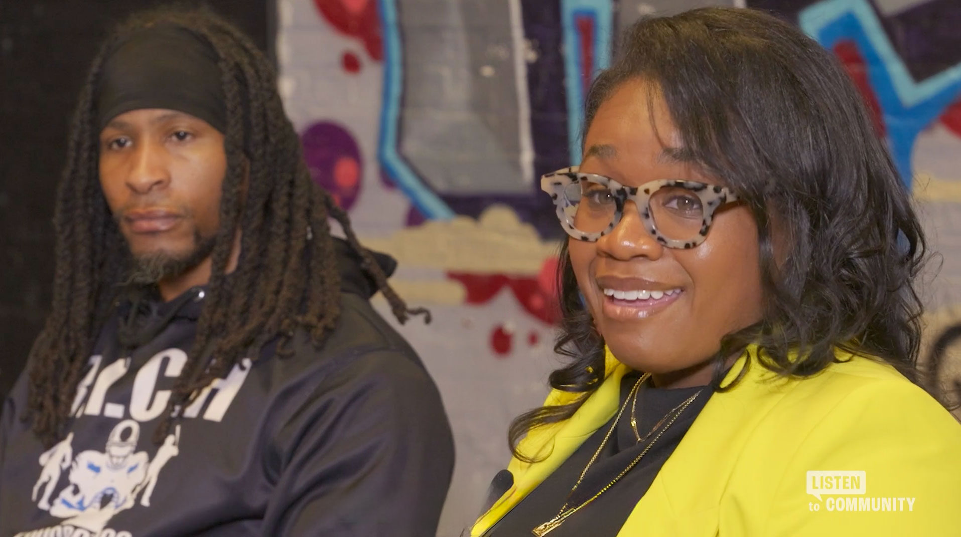 Kameron Giggers, executive director and founder of R.I.S.E. Arts Center of Baltimore