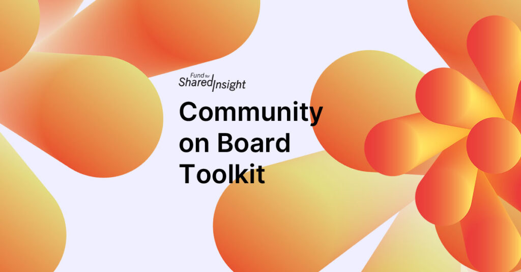 Community on Board toolkit graphic